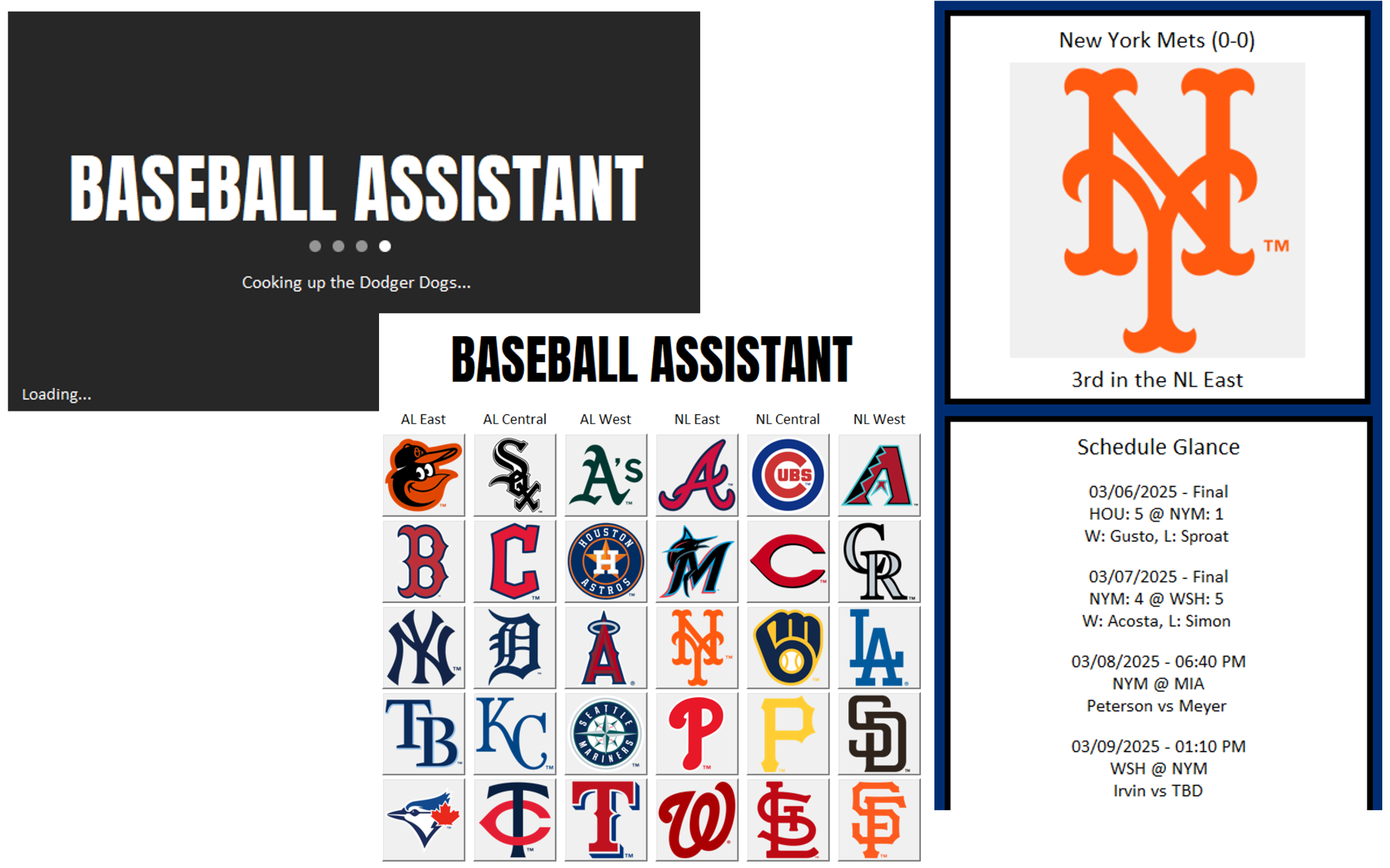 Baseball Assistant