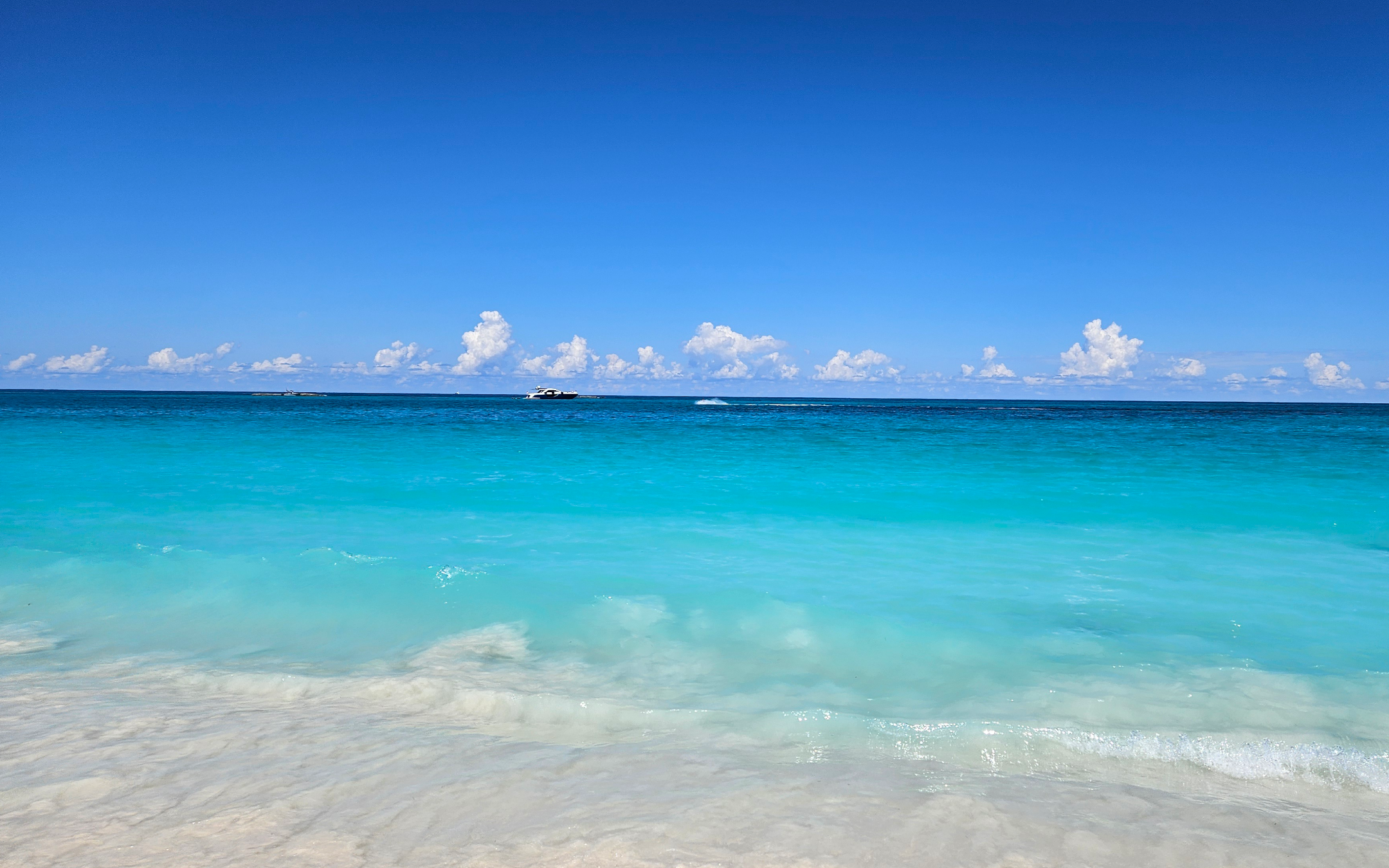 A beach in the Bahamas